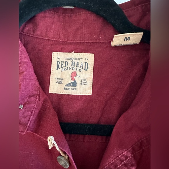 Red Head Brand Co Men’s Button Down Long Sleeve - Picture 3 of 3